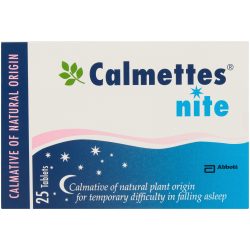 Calmettes Nite 125mg 25 Tablets Calmettes Nite 125mg 25 Tablets